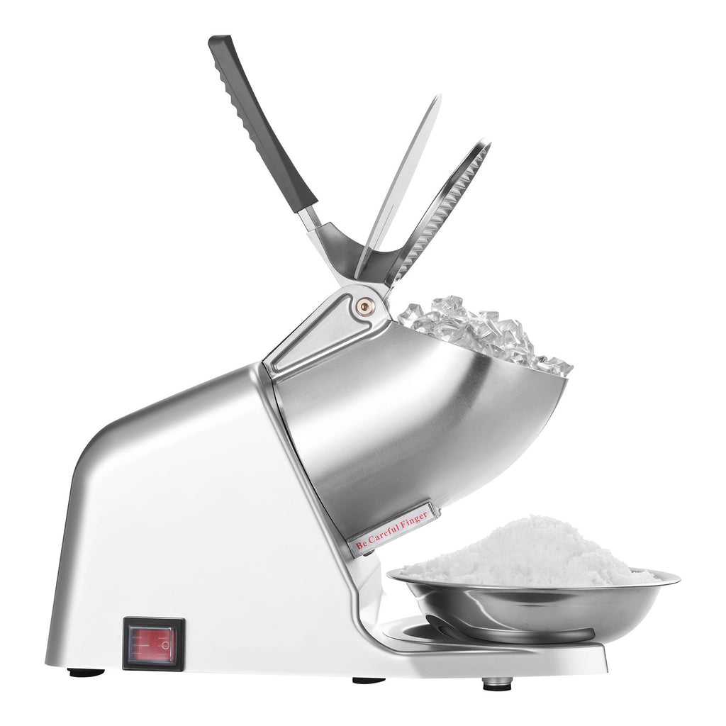High-Performance Electric Ice Crusher – /hr, 4 Blades, Stainless Steel Snow Cone Maker