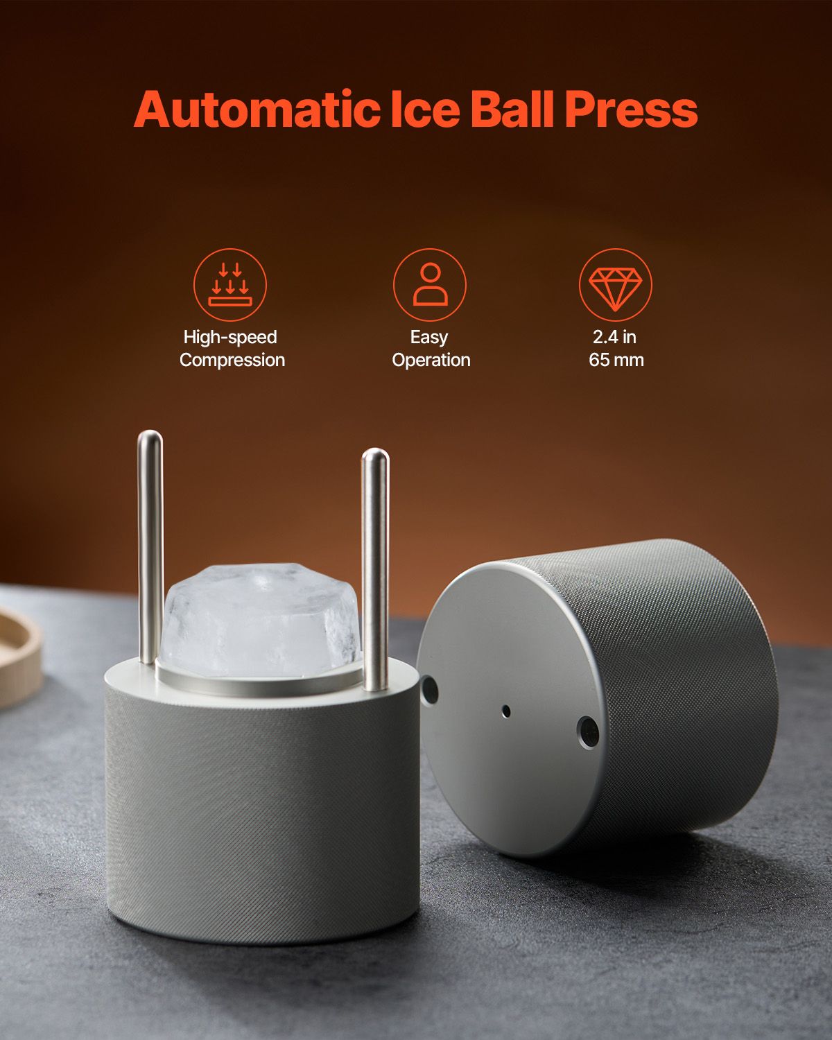 Diamond Ice Press Kit for Distinctive Drinks