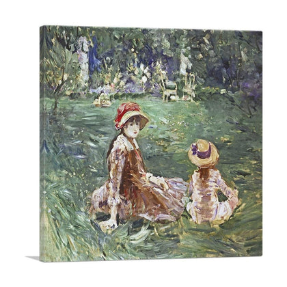 In The Garden At Maurecourt 1884 Canvas Art