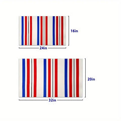 Patriotic Welcome Doormat – Festive Design with Easy Care