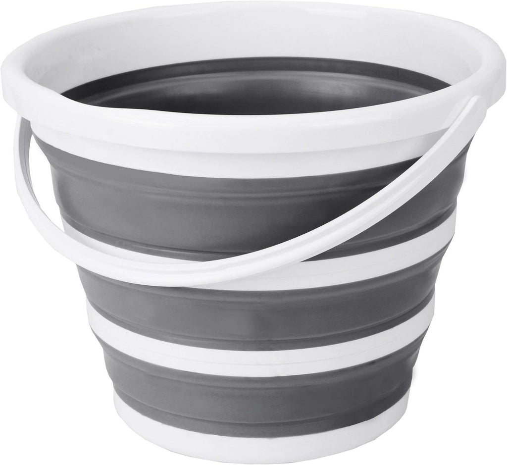 Collapsible Handled Bucket for Home and Outdoor Tasks