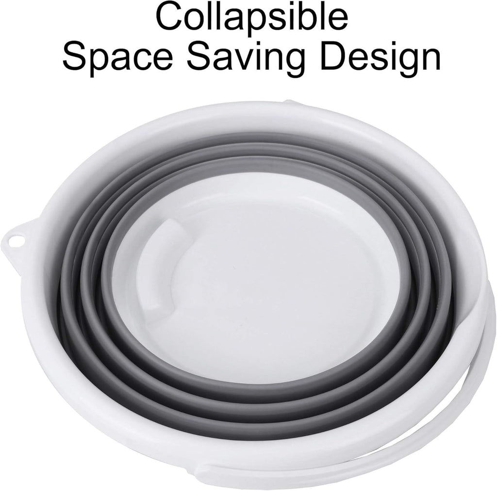 Collapsible Handled Bucket for Home and Outdoor Tasks