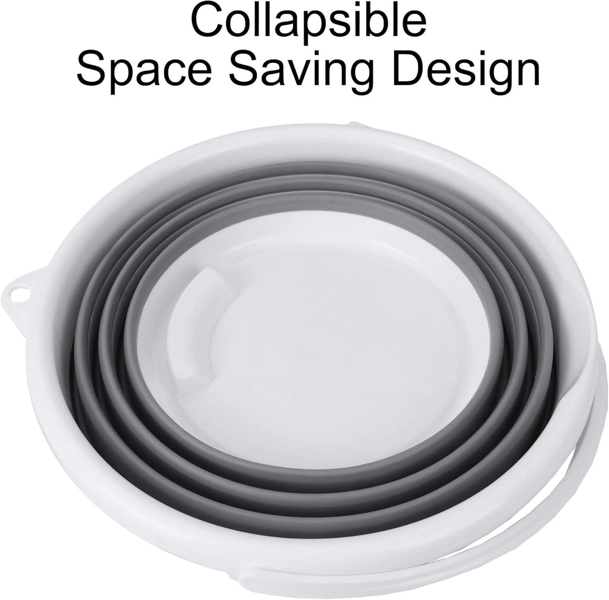 Collapsible Handled Bucket for Home and Outdoor Tasks