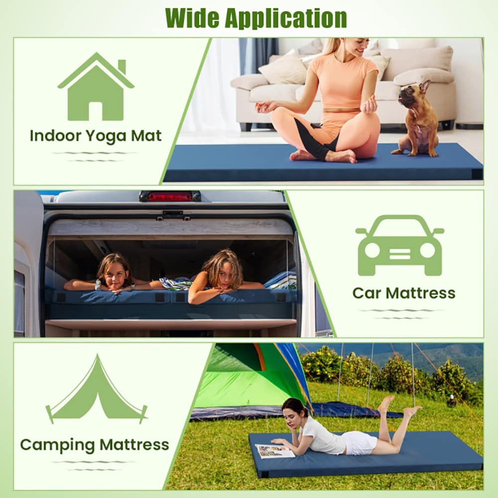 Premium Indoor Outdoor Sleeping Mat with Carrying Bag for Camping Travel