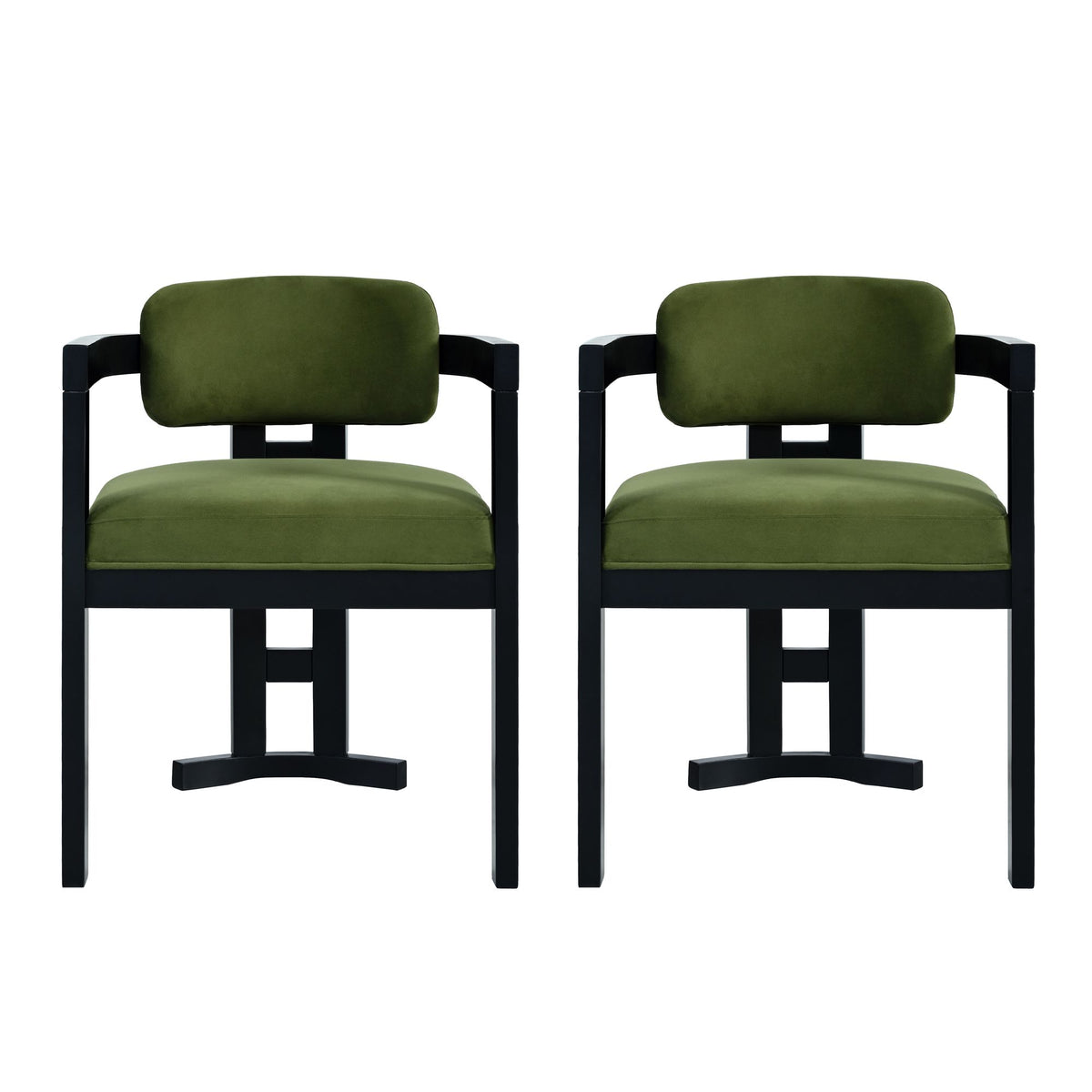 Upholstered Dining Chairs Set of 2 – Refined Look