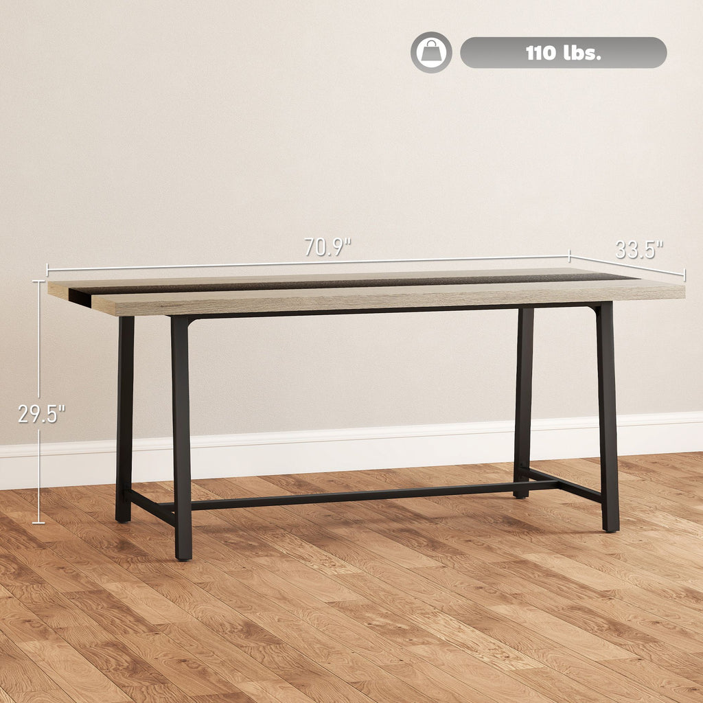 Versatile Industrial Dining Table for Multiple Uses