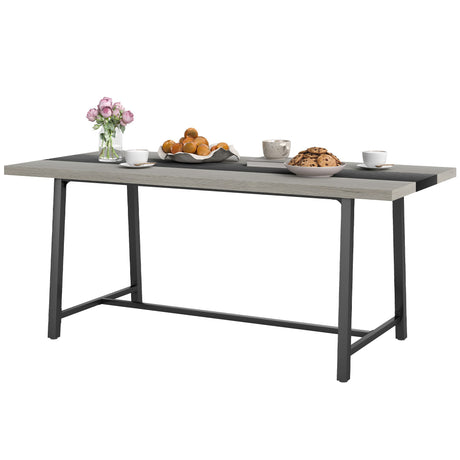 Versatile Industrial Dining Table for Multiple Uses
