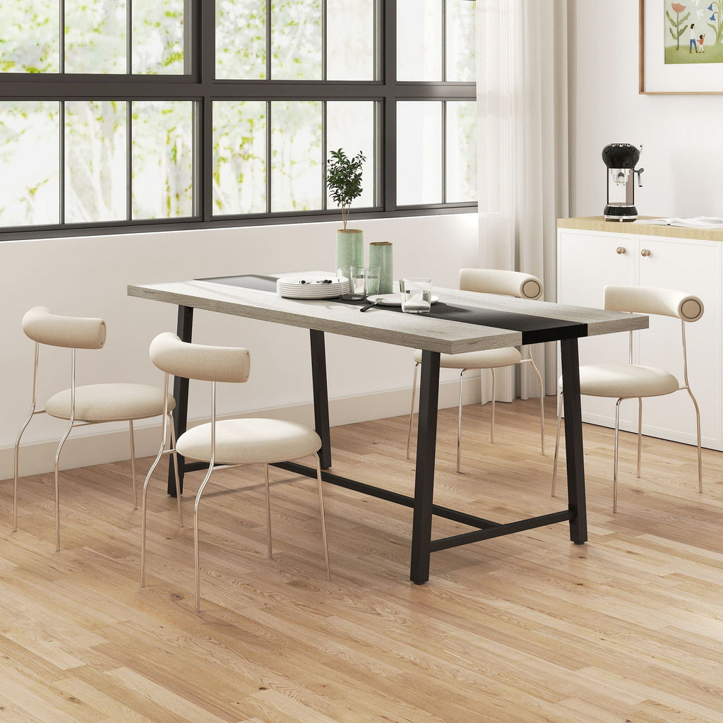 Versatile Industrial Dining Table for Multiple Uses