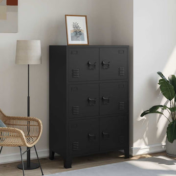 Industrial Storage Chest with Six Doors and Ventilation