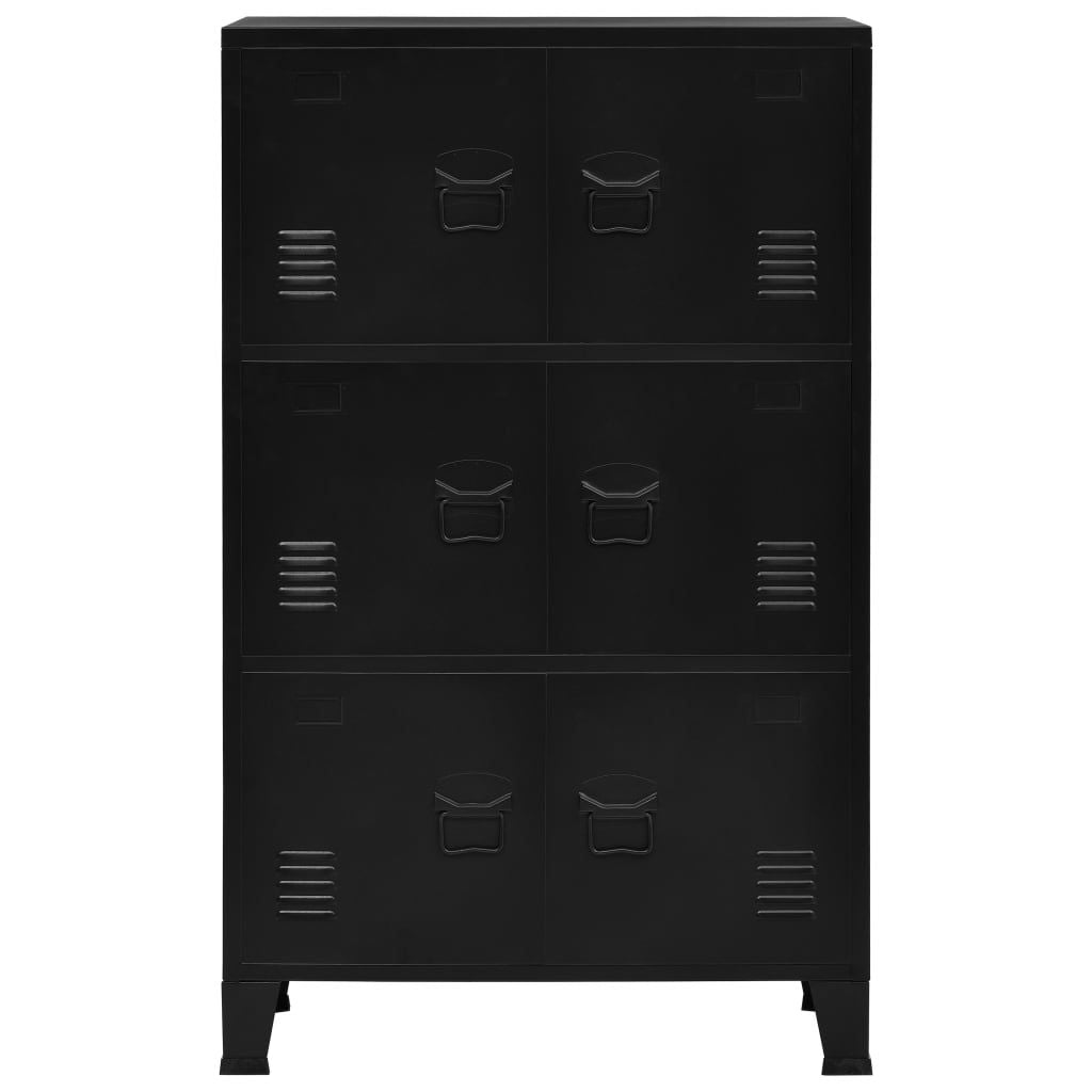 Industrial Storage Chest with Six Doors and Ventilation