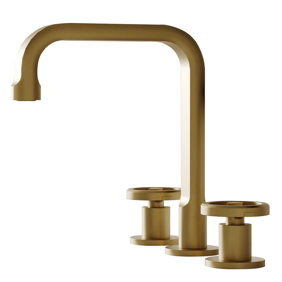 Industrial Widespread Bathroom Faucet with Wheel Handles