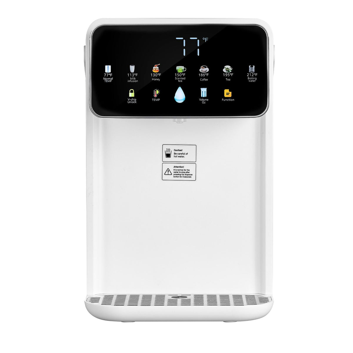 Instant Hot Water Dispenser with Touchscreen Controls