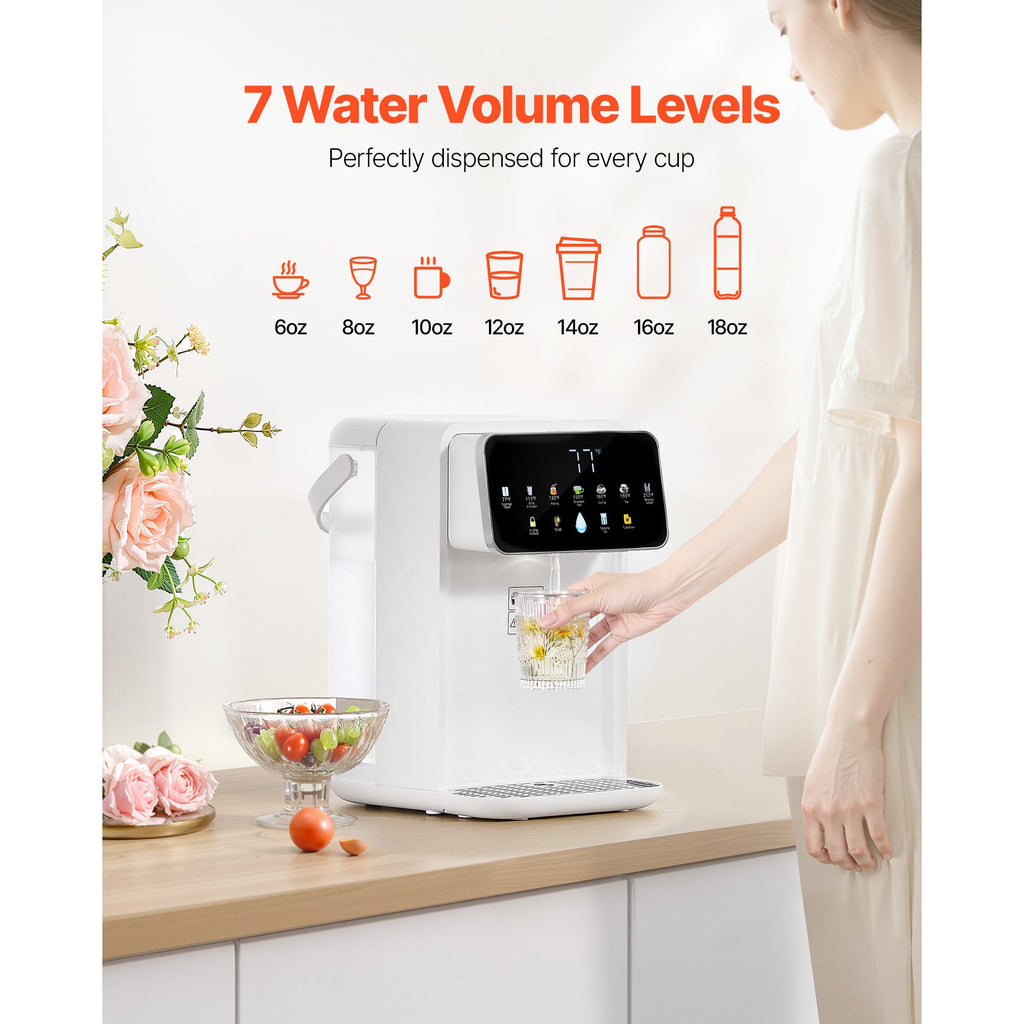 Instant Hot Water Dispenser with Touchscreen Controls