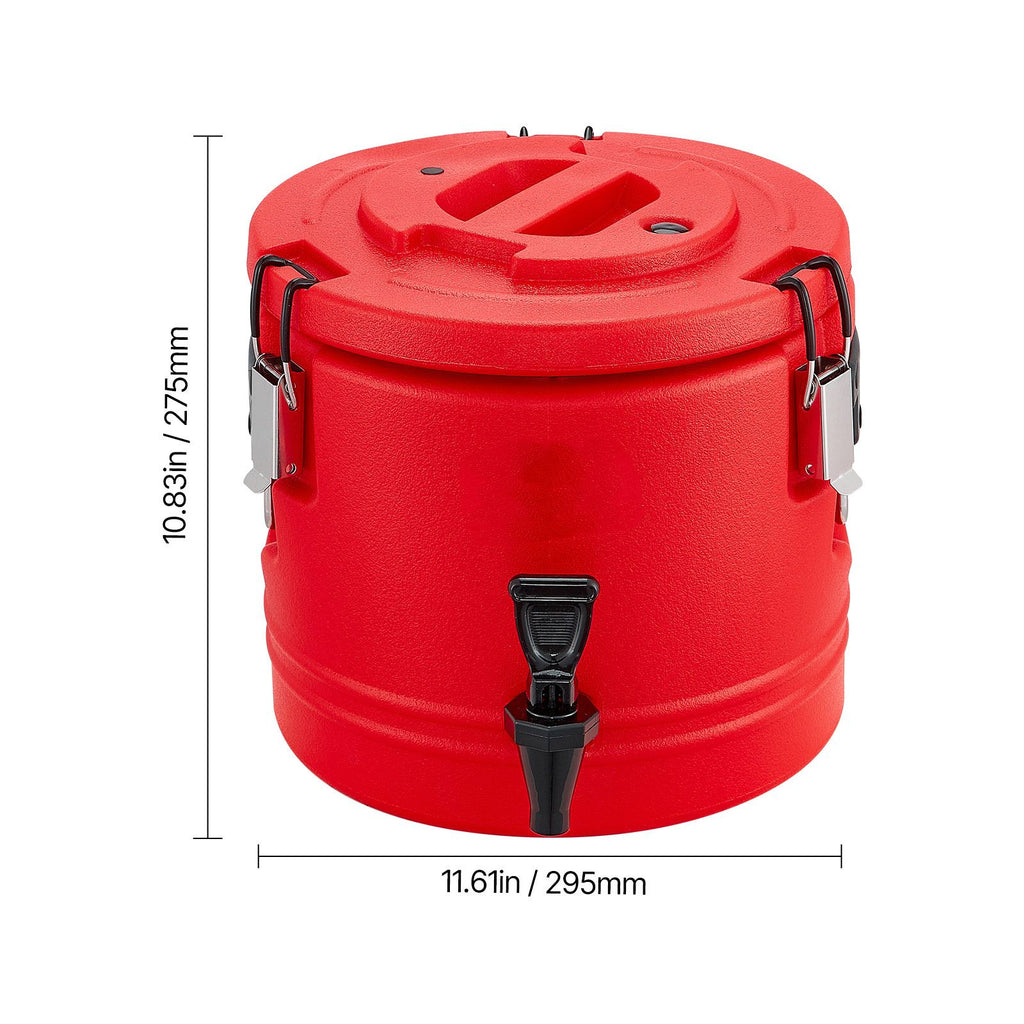 Insulated Beverage Dispenser – 2.2 Gal Hot & Cold Drink Server with Spigot