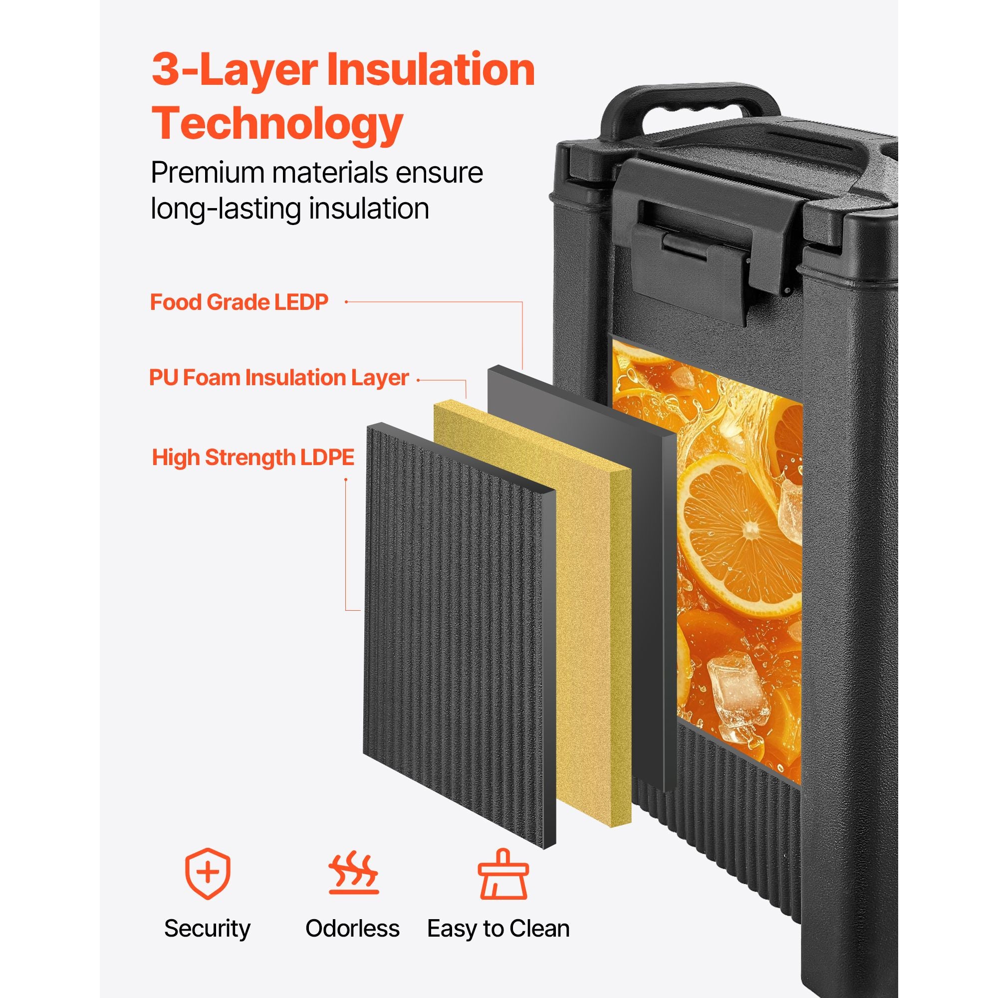 Two-Piece Insulated Hot and Cold Beverage Dispenser Set