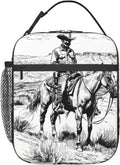 Cowboy Print Insulated Lunch Tote for Days on the Go