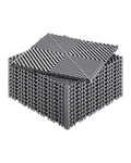Modular Interlocking Drainage Mat for Garage and Garden