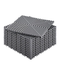 Modular Interlocking Drainage Mat for Garage and Garden