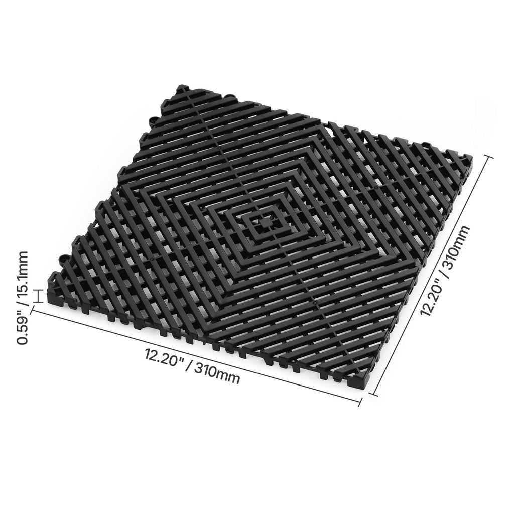 Modular Interlocking Drainage Floor Mat System