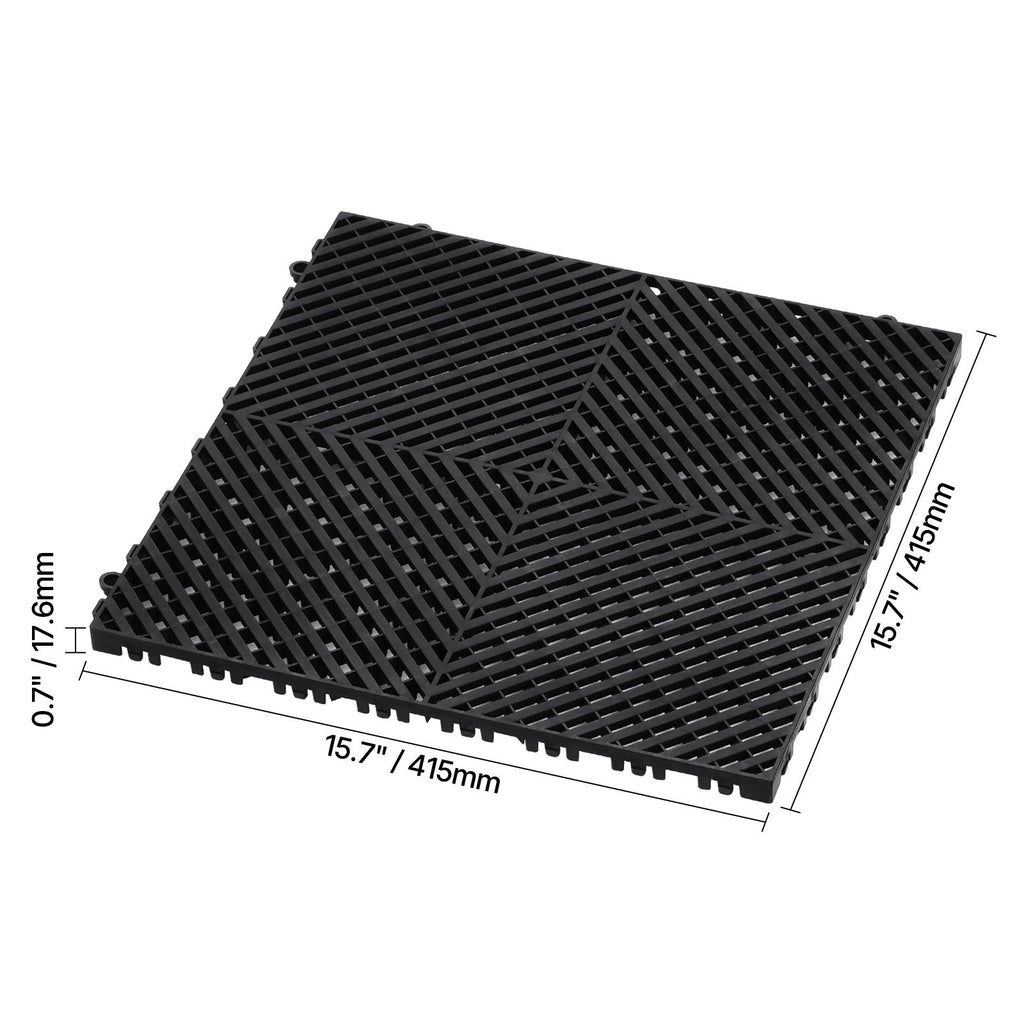 Interlocking Drainage Floor Tiles for Garages and Wet Areas