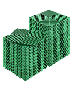 Modular Interlocking Drainage Mats – everyday PP Floor Tiles for Garage & Outdoor