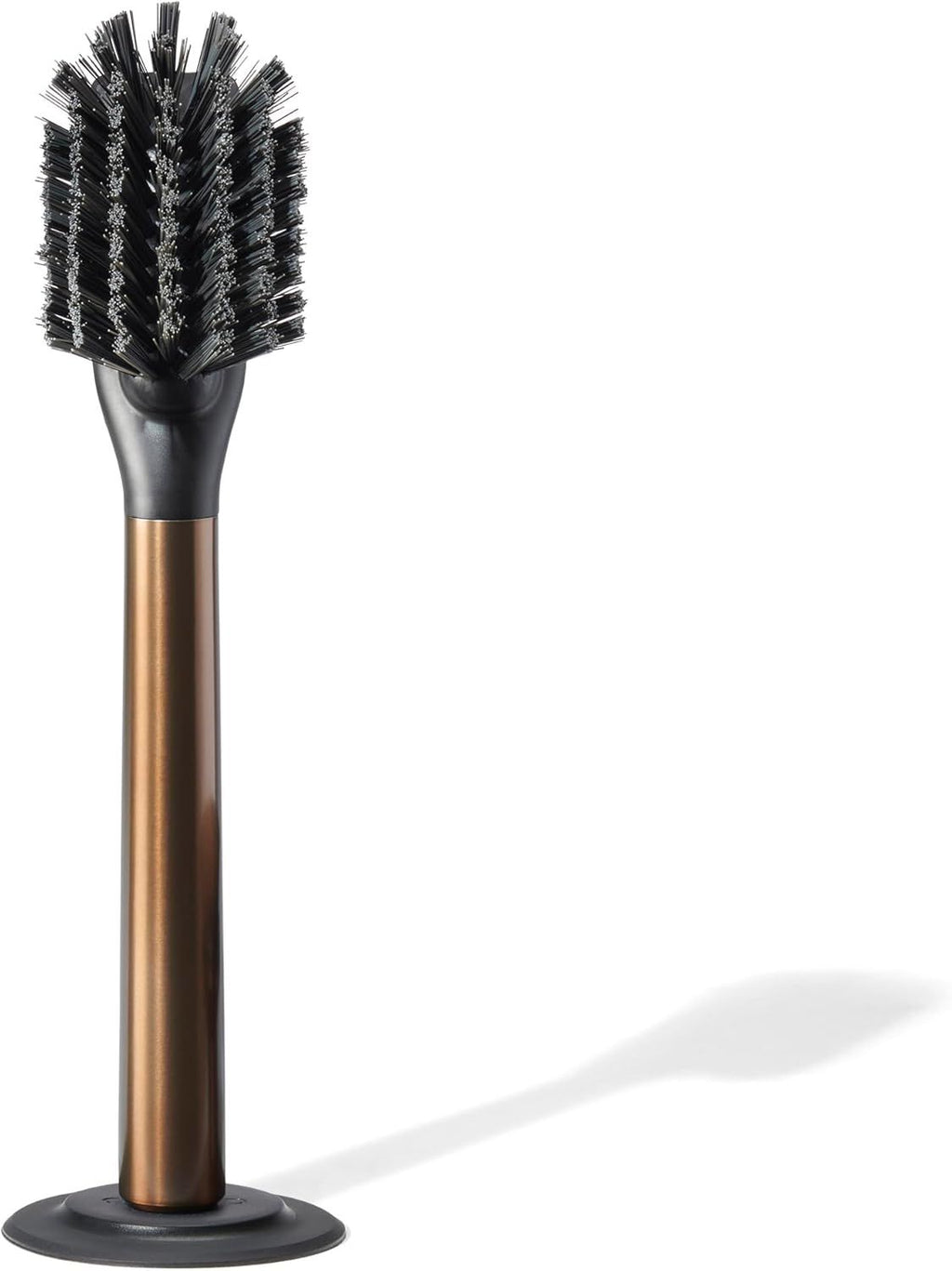 Bronze Ionic Dish Brush with Upright Magnetic Design