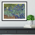 Van Gogh Irises Framed Art, Ready to Hang