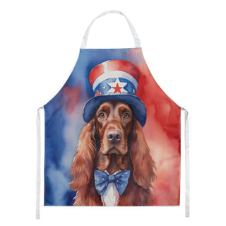 Irish Setter Patriotic Bib Apron
