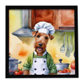 Irish Terrier The Chef Framed Wall Art
