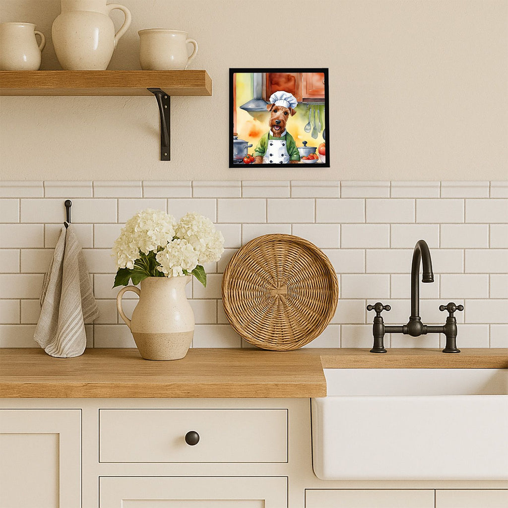 Irish Terrier The Chef Framed Wall Art
