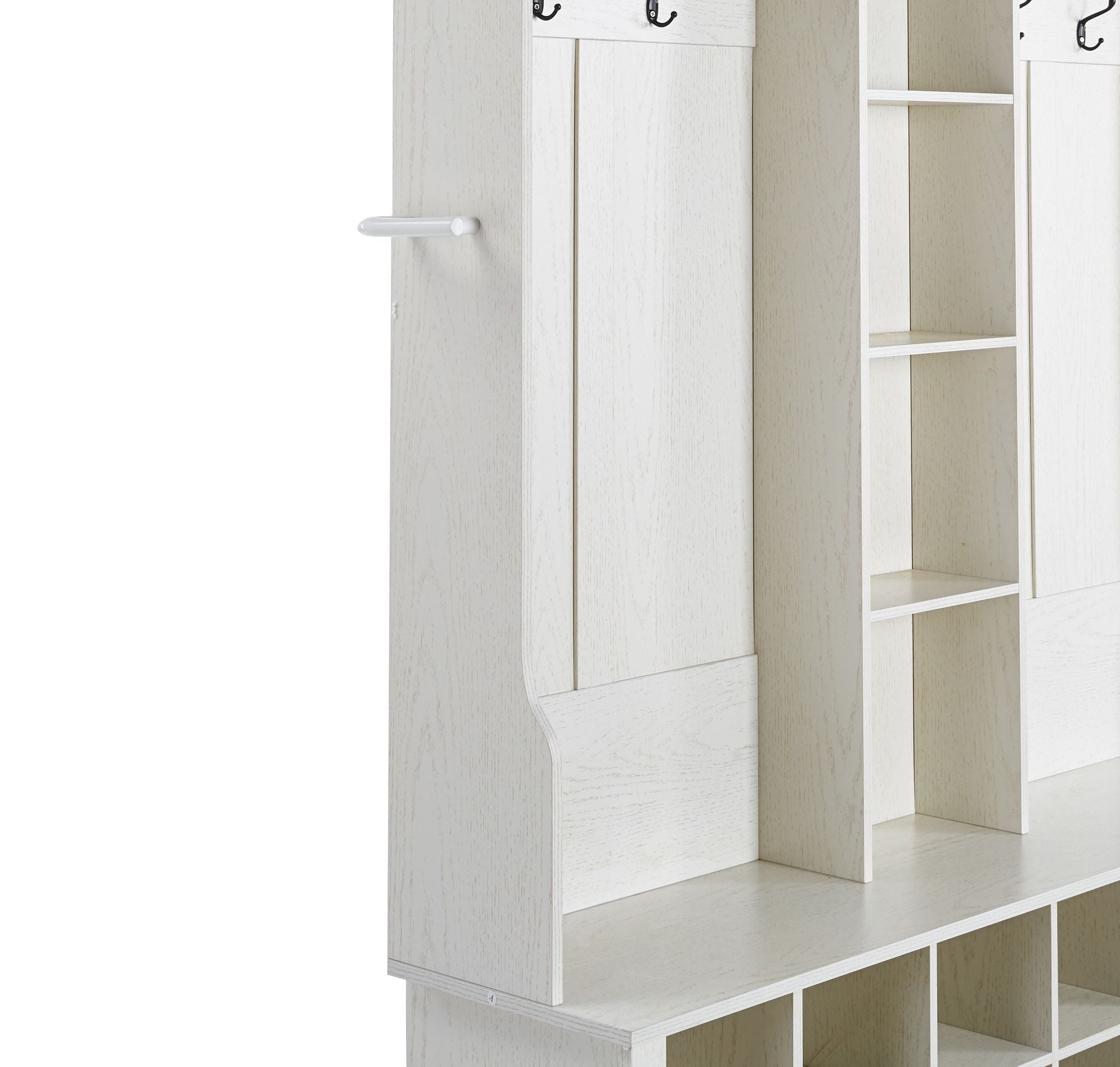 3-in-1 Entryway Hall Tree with Bench and Shoe Storage