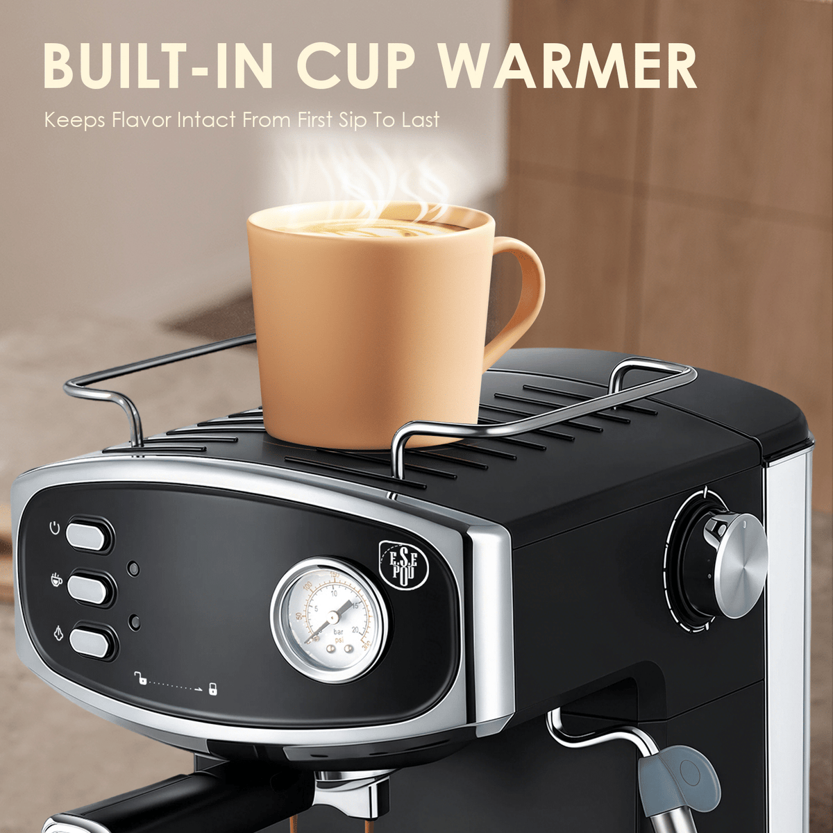 Semi-Automatic Italian-Style Espresso Machine