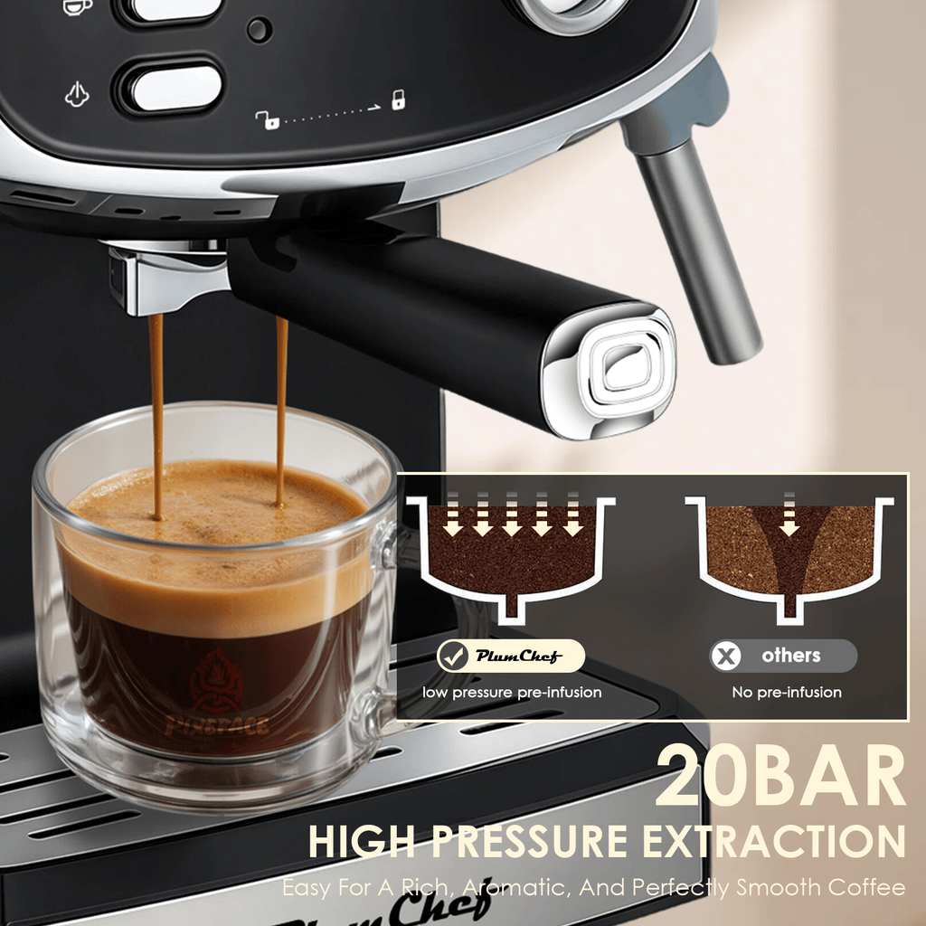 Semi-Automatic Italian-Style Espresso Machine