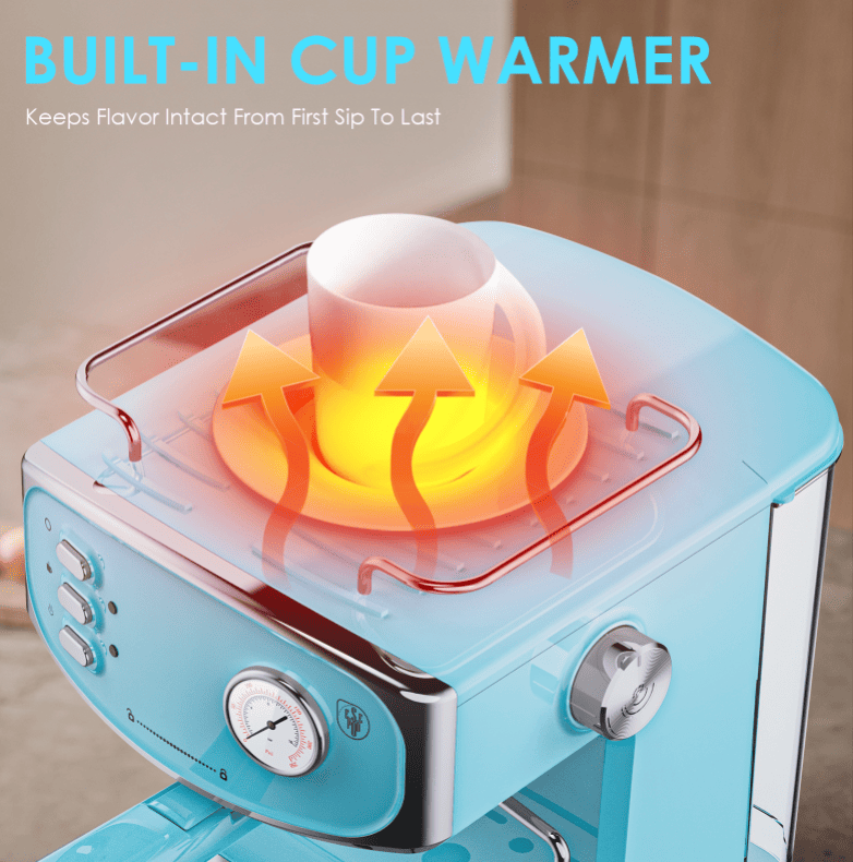 Semi-Automatic Italian-Style Espresso Machine