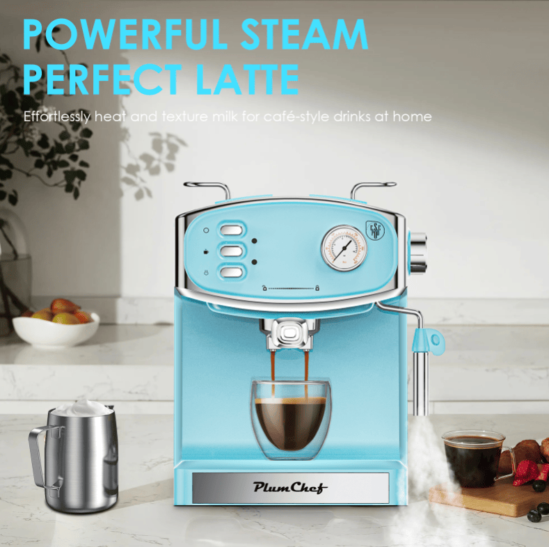Semi-Automatic Italian-Style Espresso Machine