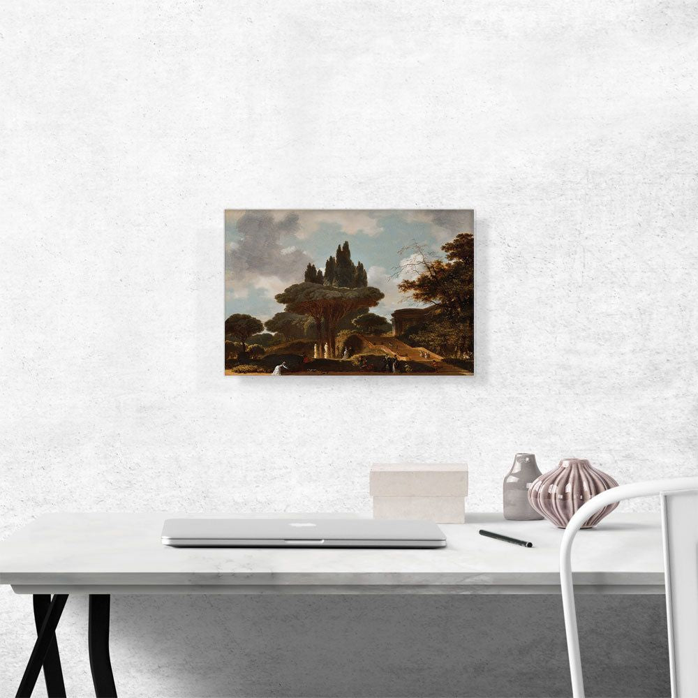 Italian Landscape With Stairs Wall Art
