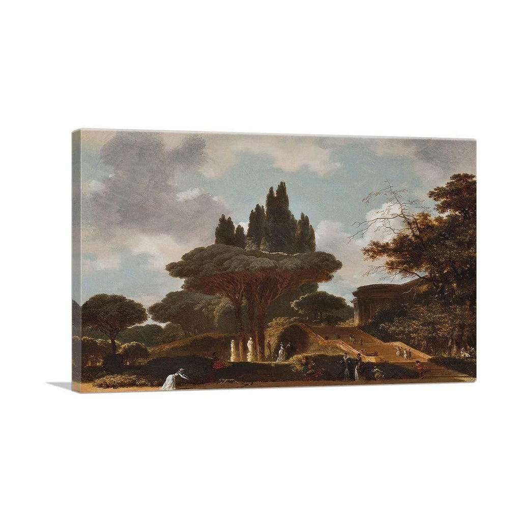 Italian Landscape With Stairs Wall Art
