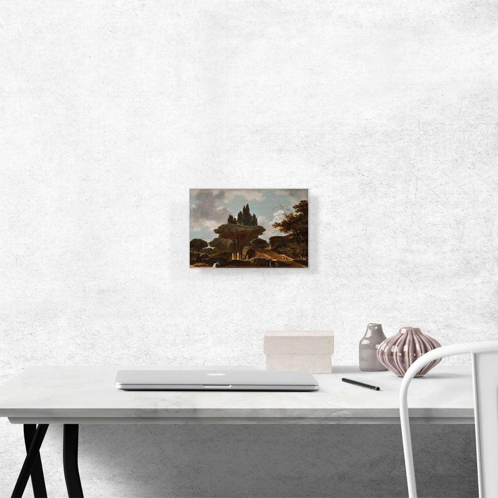 Italian Landscape With Stairs Wall Art