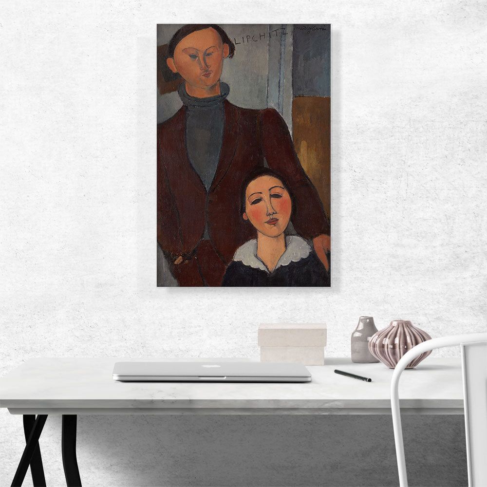 Jacques and Berthe Lipchitz 1917