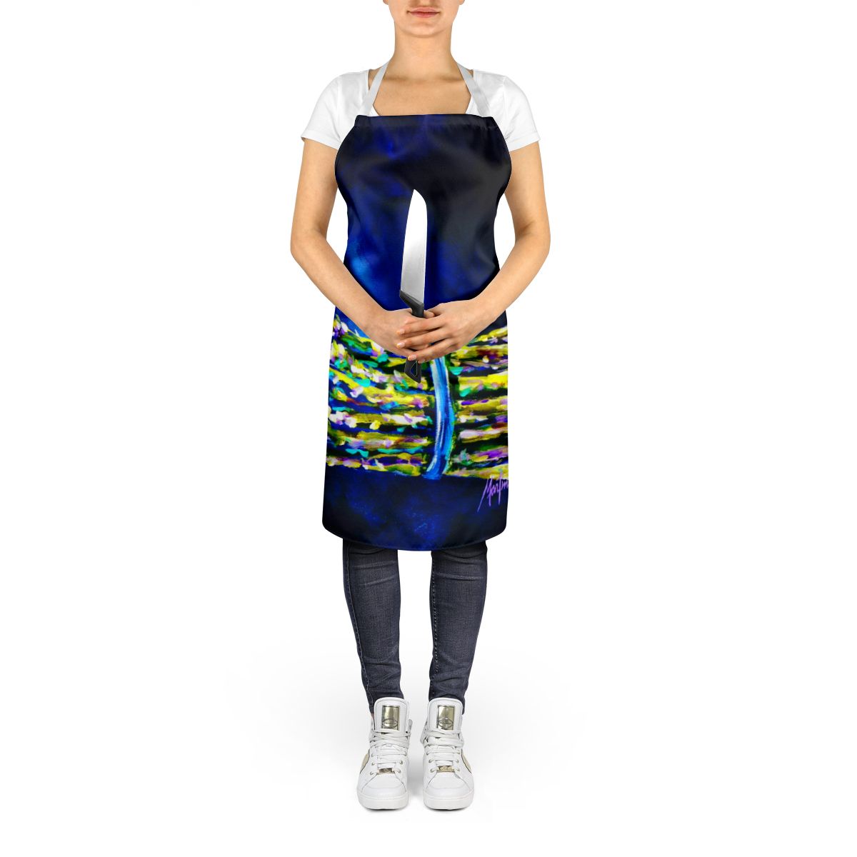 Jaimie's Bunch Asparagas Art Apron