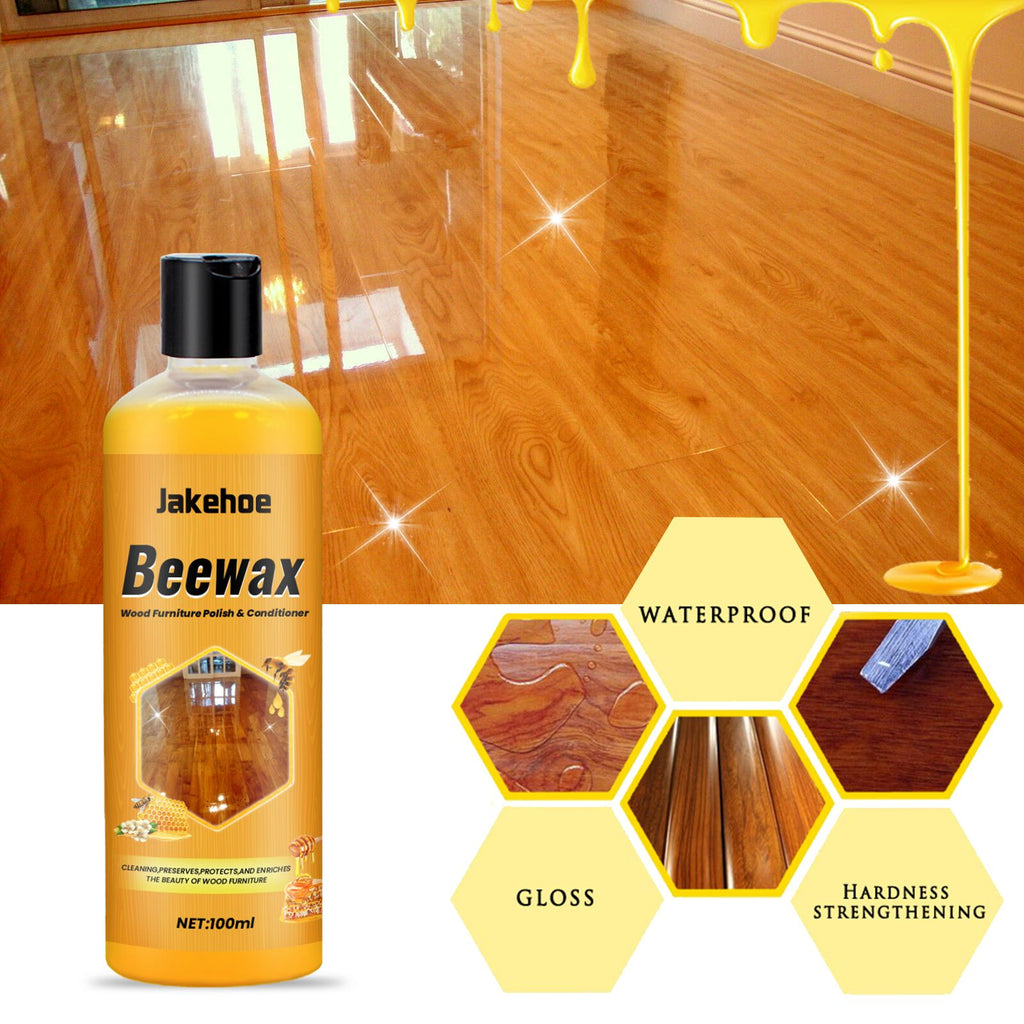 Wood Floor Cleaner & Polish - Removes Stains, Smooths Scratches, Restores Shine