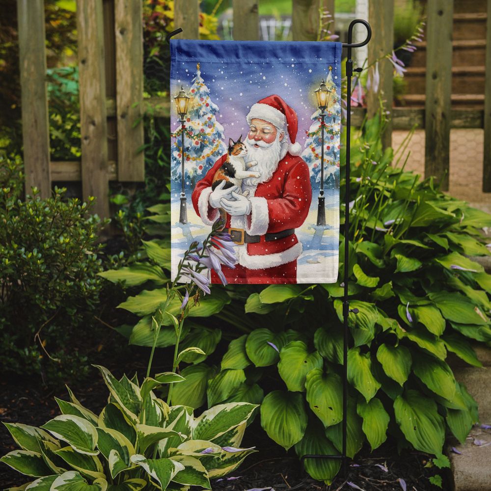 Santa Claus Garden Flag for Outdoor Holiday Decoration