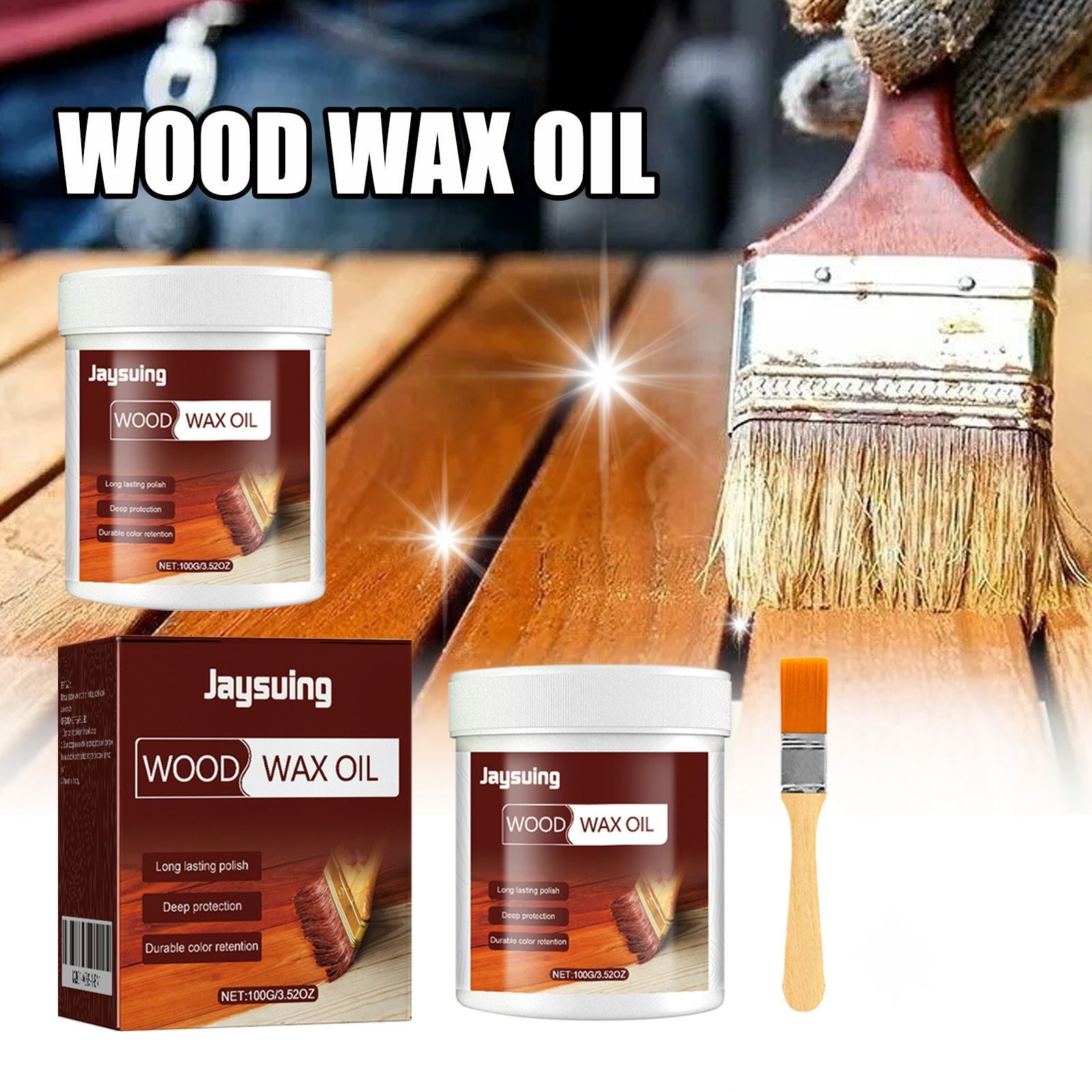 Beeswax & Linseed Oil Wood Floor Cleaner and Polish