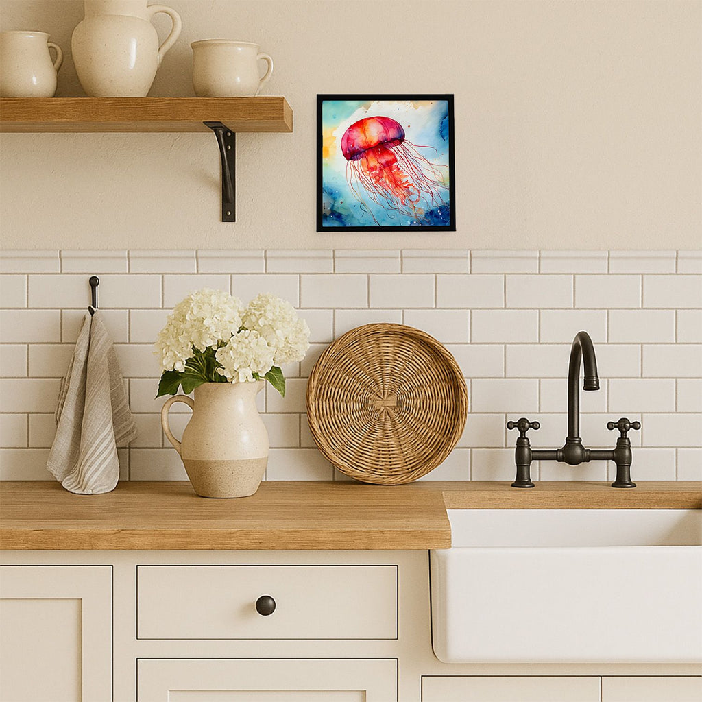 Jellyfish Art with a Clean Contemporary Frame