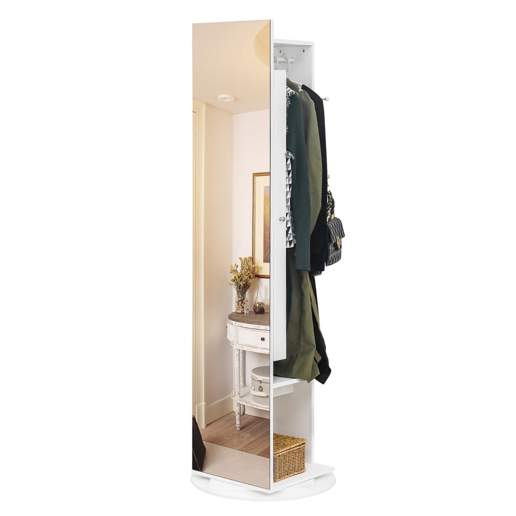 Freestanding Jewelry Armoire and Dressing Station