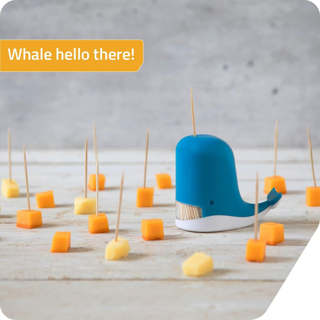 Cute Whale Toothpick Holder for Easy Tabletop Access