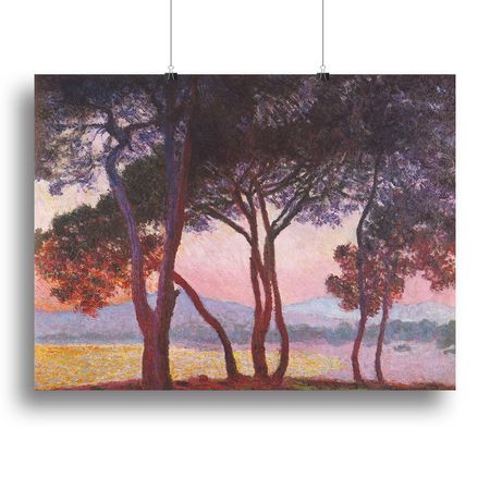 Juan les Pins by Monet Wall Art Print