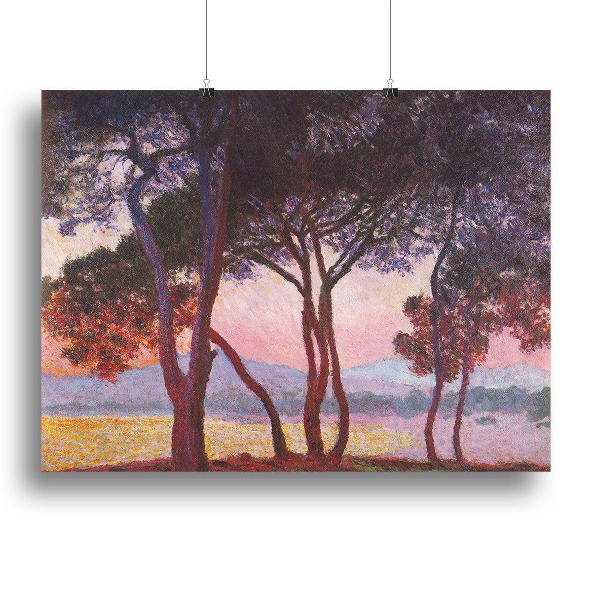 Juan les Pins by Monet Wall Art Print