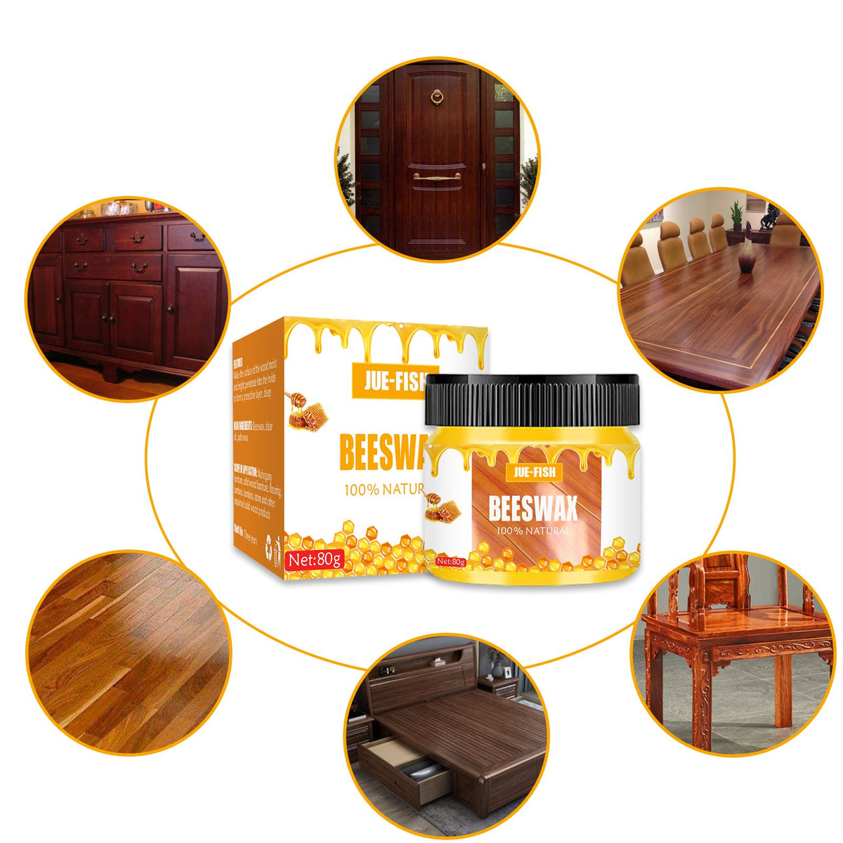 Jue Fish Wood Furniture Care Wax