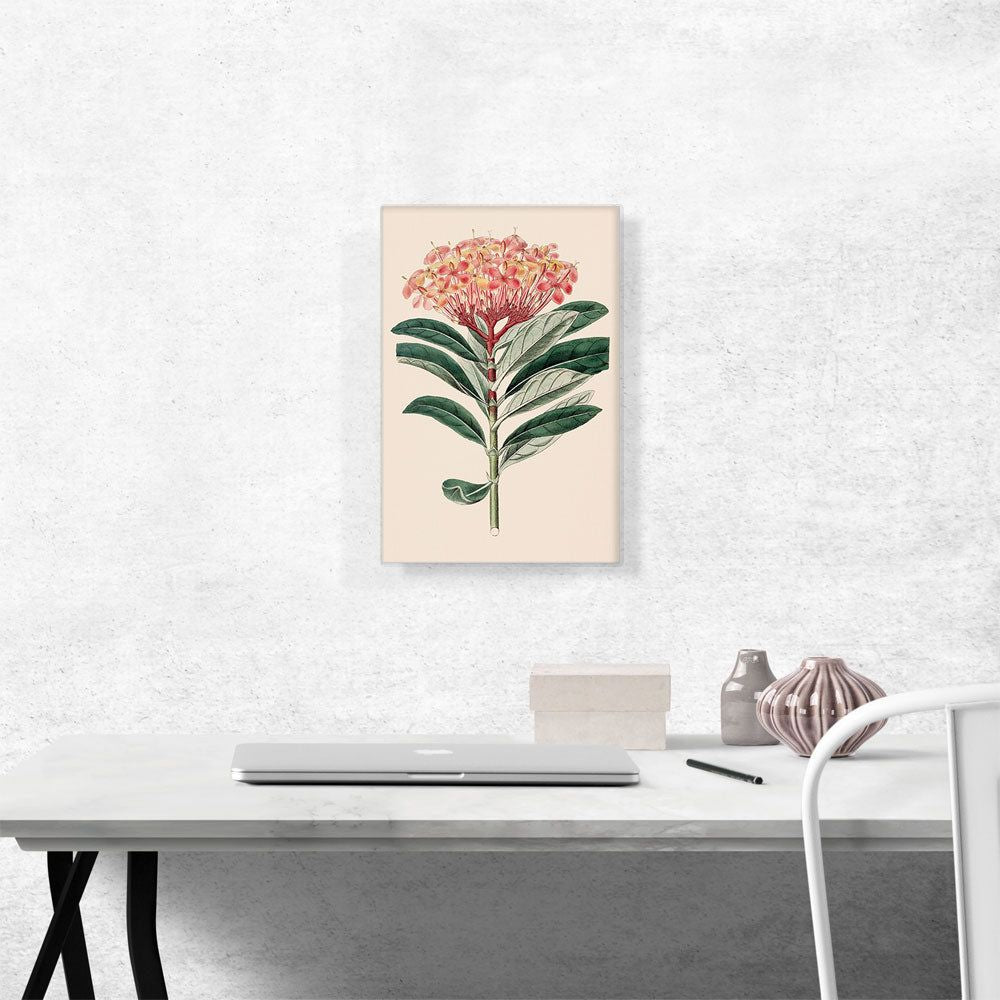 Jungle Geranium Flower Canvas Art